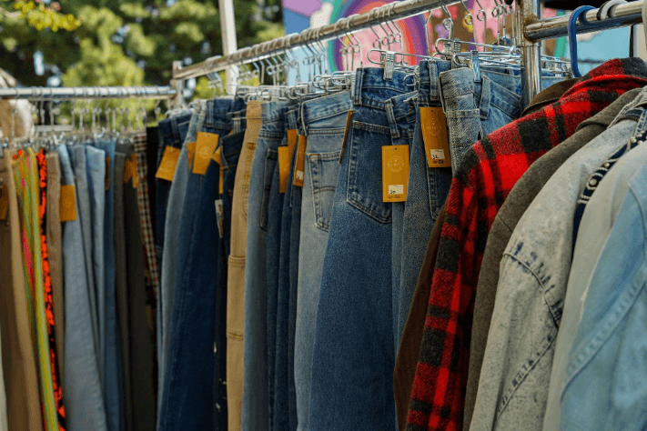 Thrift wears on display